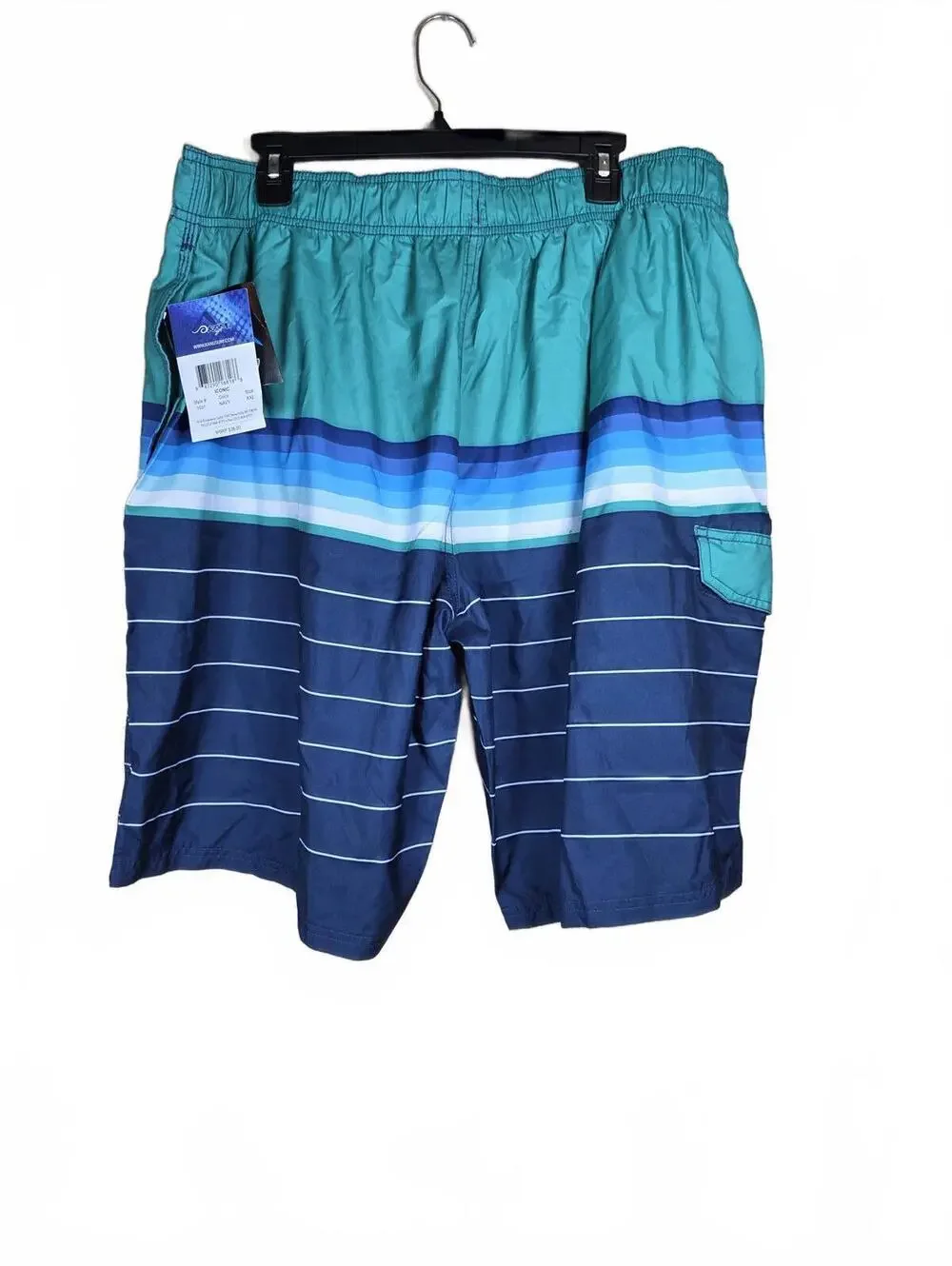 KANU SURF MEN’S INFINITE QUICK DRY SWIM TRUNKS ICONIC NAVY SIZE XXL